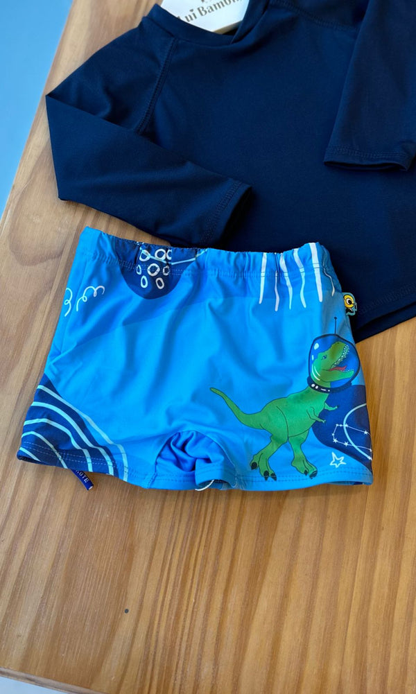 SUNGA BOXER PROTEÇÃO UV 50+ ASTRODINO MENINO LUI BAMBINI