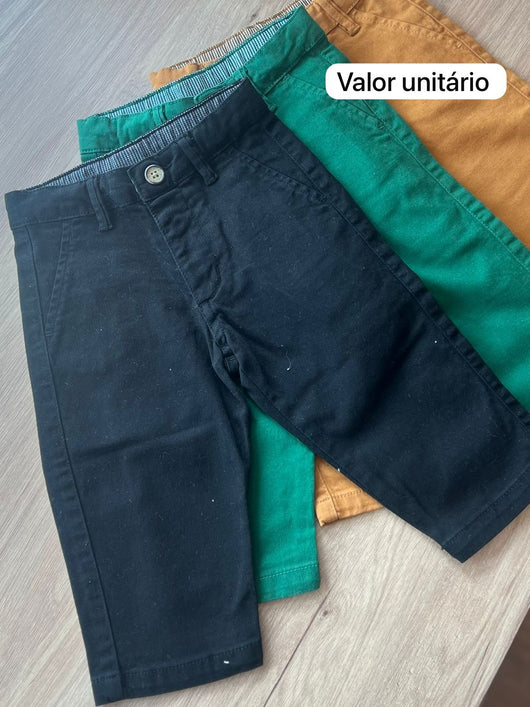 CALÇA SARJA CASUAL BOLSO BORDADO MENINO RESERVA MINI