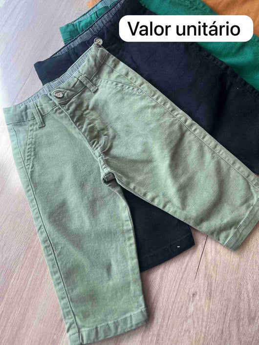 CALÇA SARJA CASUAL BOLSO BORDADO MENINO RESERVA MINI