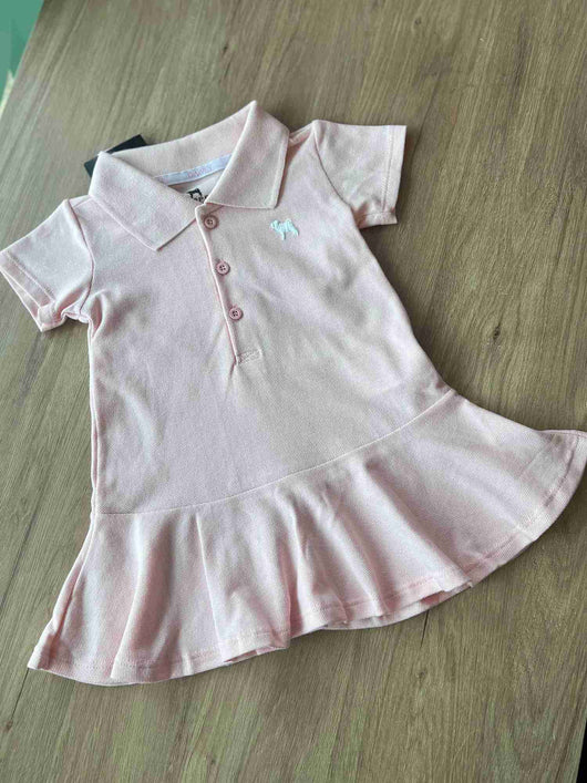 VESTIDO MANGA CURTA POLO PIQUET MENINA CHARPEY