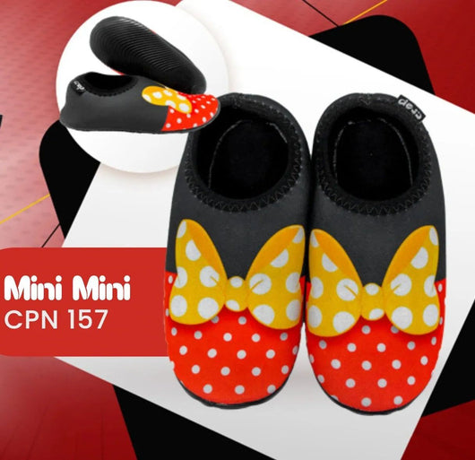 SAPATILHA NEOPRENE ANTIDERRAPANTE MINNIE MENINA CREP