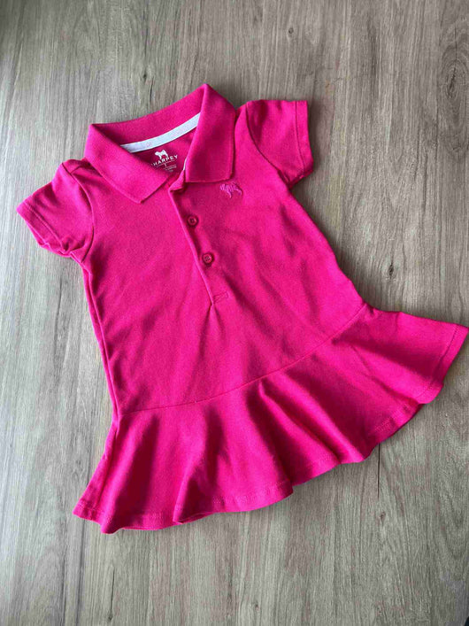 VESTIDO MANGA CURTA POLO PIQUET MENINA CHARPEY