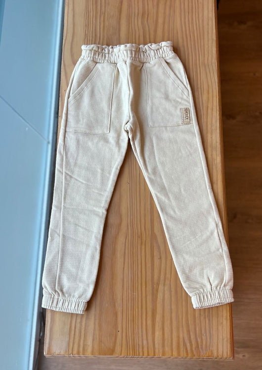 CALÇA CLOCHARD MOLETOM COM BOLSO MENINA FAKINI