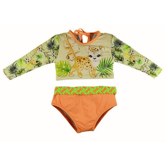 BIQUINI ML SAFARI MENINA GROW UP - BIQUINI PRAIA - MENINA - MODA INFANTIL