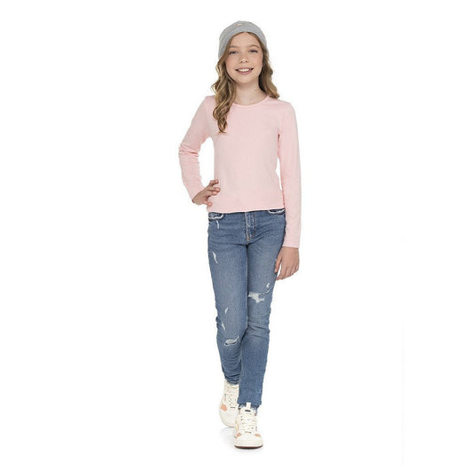 BLUSA MANGA LONGA LISA MENINA BICHO BAGUNÇA - BLUSA MENINA - INVERNO MENINA - MENINA