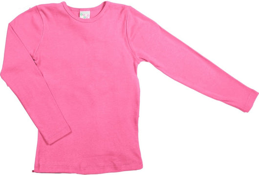 BLUSA MANGA LONGA RIBANA BASICA LISA MENINA HAVE FUN - BLUSA MENINA - cf-cor-rosa-bebe - MENINA