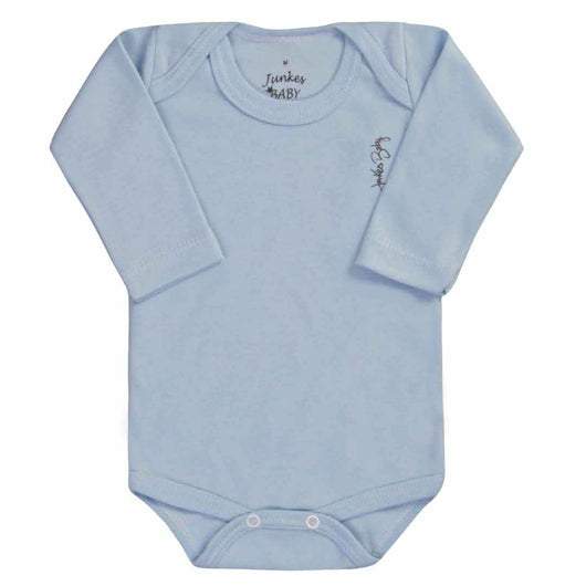 BODY MANGA LONGA LISO MENINO JUNKES BABY - BODY MENINO - MENINO -