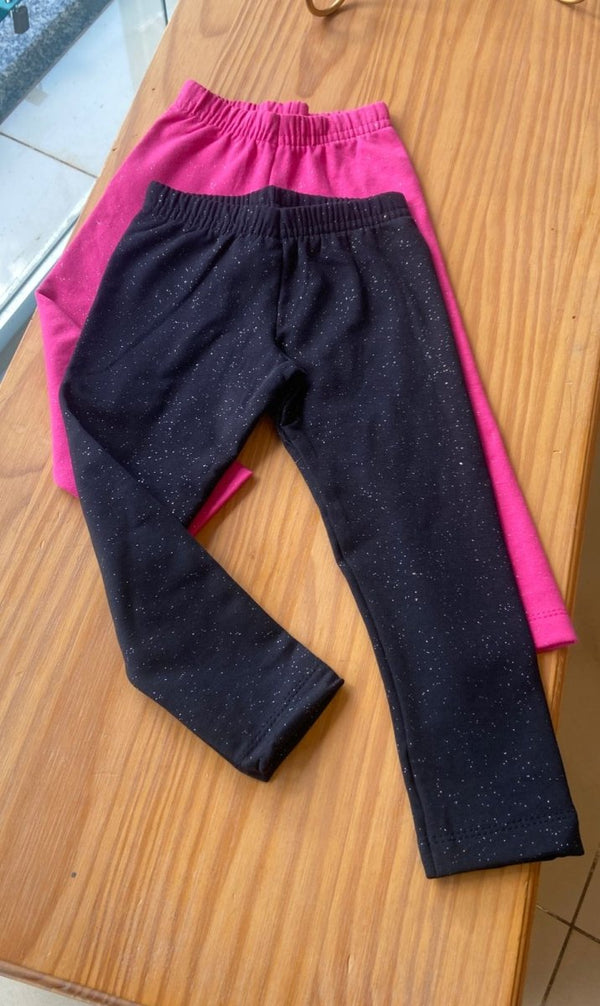 CALÇA LEGGING PELUCIADA COM GLITTER MENINA BICHO BAGUNÇA - CALÇA MENINA - MENINA - MODA INFANTIL