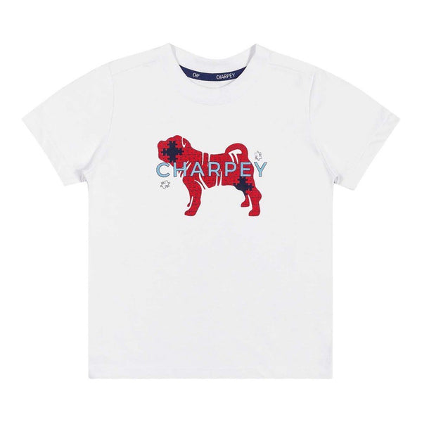 CAMISETA MANGA CURTA CACHORRO QUEBRA CABEÇA MENINO CHARPEY - CAMISETA MENINO - MENINO - NATAL MENINO