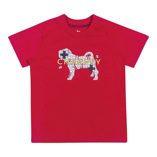 CAMISETA MANGA CURTA CACHORRO QUEBRA CABEÇA MENINO CHARPEY - CAMISETA MENINO - MENINO - NATAL MENINO